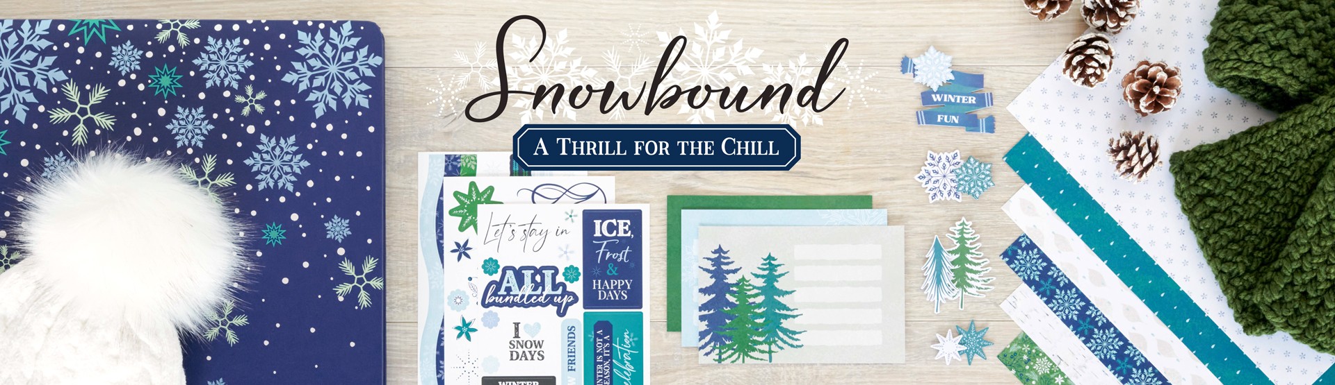 Winter Scrapbooking Supplies: Snowbound Winter Scrapbooking Supplies: Snowbound