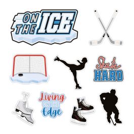 Figure Skating And Hockey Themed Embellishments: On The Ice