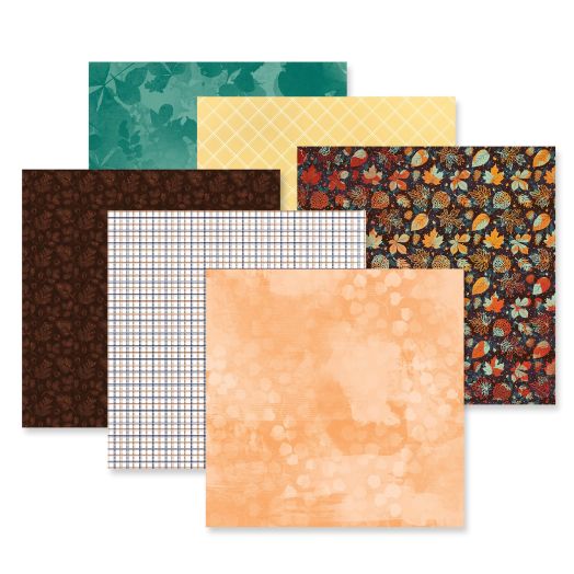 Mix and Match Yellow Scrapbook Paper: Butterscotch