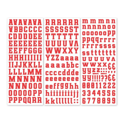 Sans Serif White Letter Stickers - Creative Memories