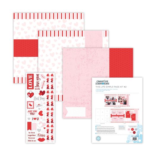 Pink Scrapbook Kit: Totally Tonal Soft Pink Bundle - Creative Memories