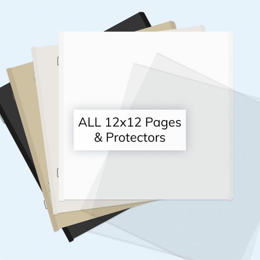 12x12 Clear Scrapbooking Page Protectors 16/pk - Creative 