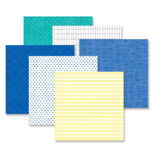 Baby Boy Cut Aparts Dream Big 12x12 Scrapbook Paper - 4 Sheets – Country  Croppers