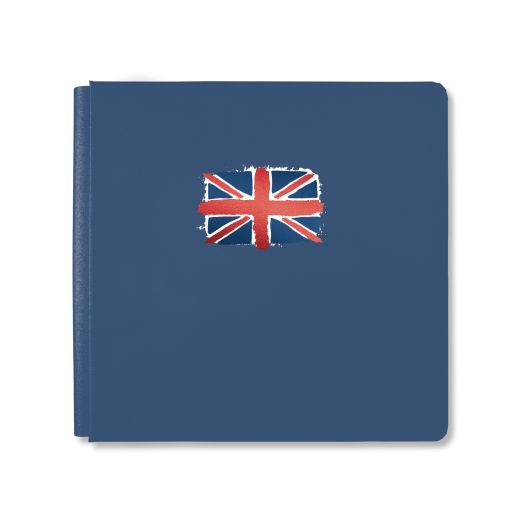 12x12 Blue Agate United Kingdom Flag Album Cover
