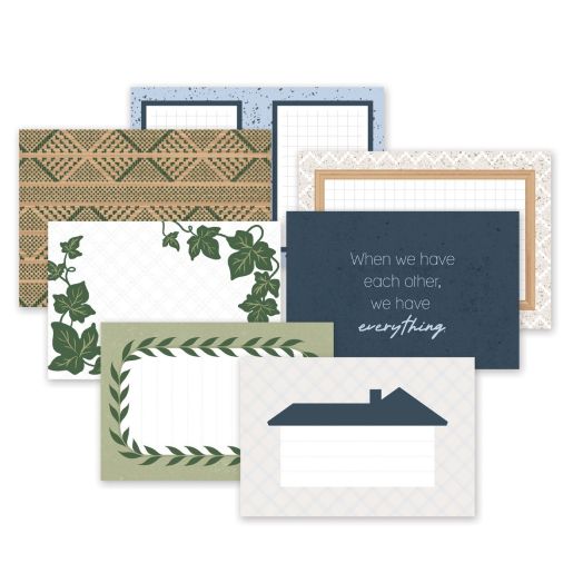 Home Themed Picture Mats For Scrapbooking: Welcome Home
