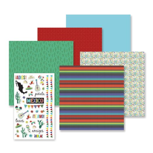 Mexico Scrapbooking Kit: Mexico Theme Pack