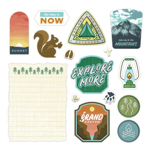 National Park Themed Embellishments: Leave Nothing Behind