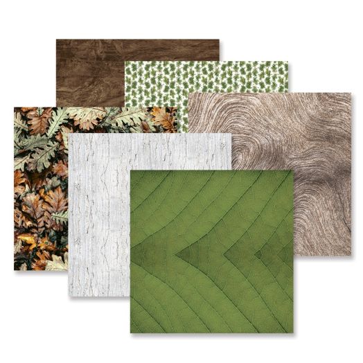 Nature & Forest Scrapbook Paper: Deep In The Woods 