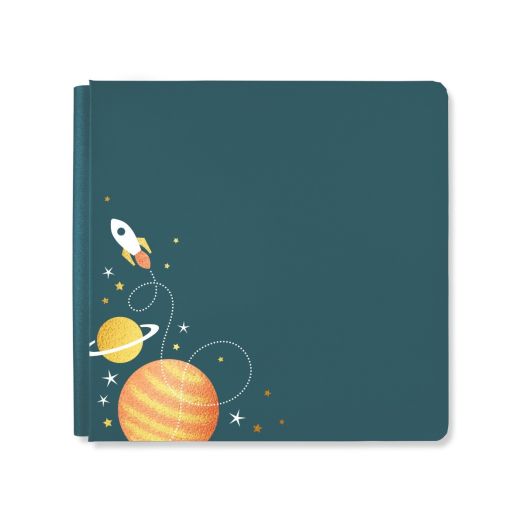 Outer Space Scrapbook Album Cover: Outta This World