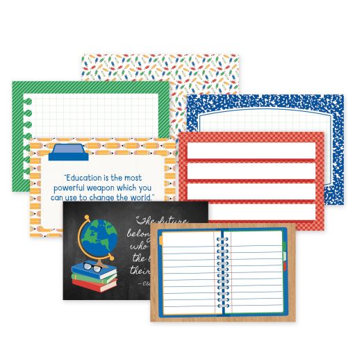 School Themed Picture Mats: Back To School