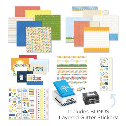 Summer Scrapbooking Kit: Sunrays for Days Buy-It-All Bundle