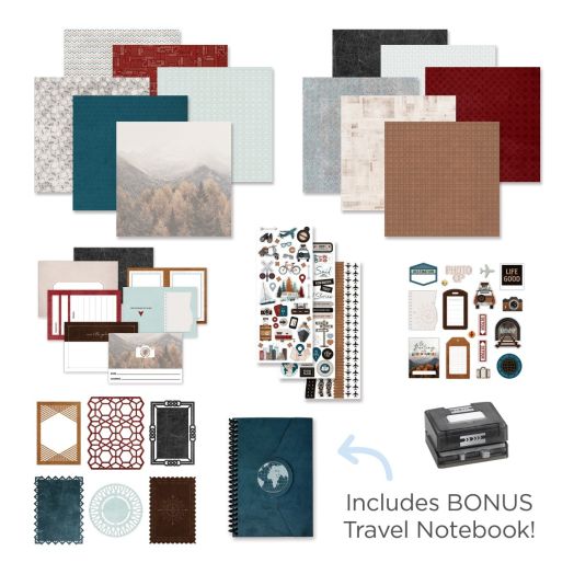 Travel Scrapbooking Kit: Wanderlust Buy-It-All Bundle