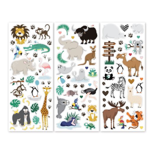 Zoo Themed Stickers: What A Zoo, Too! 