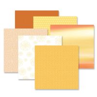 Mix and Match Yellow Scrapbook Paper: Butterscotch