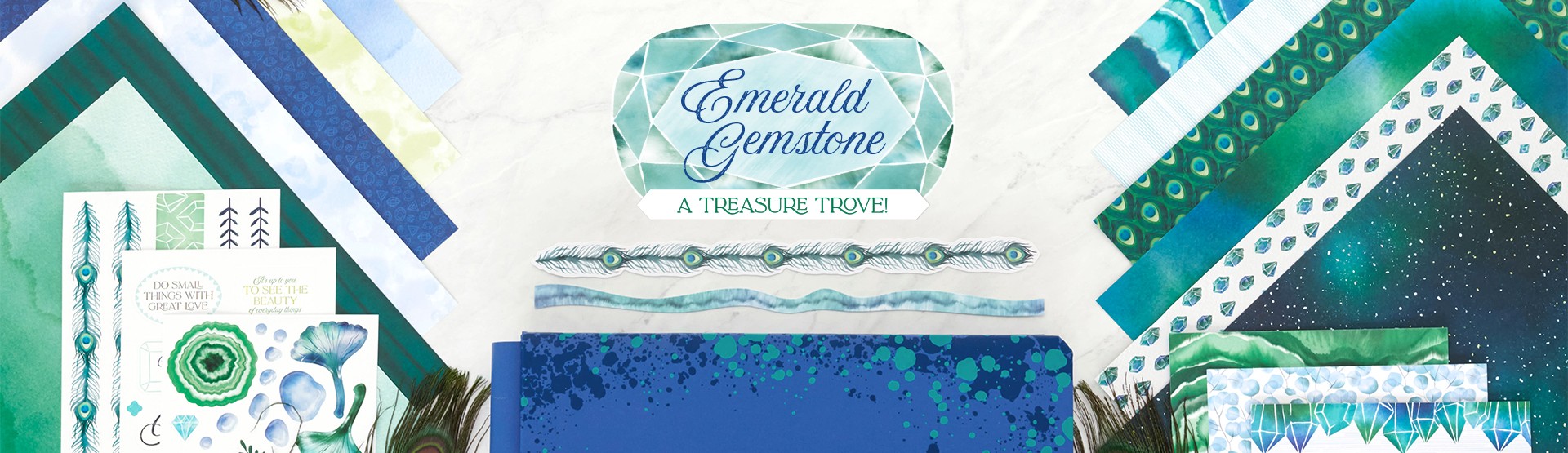 Natural Wonders Scrapbooking Supplies: Emerald Gemstone Natural Wonders Scrapbooking Supplies: Emerald Gemstone
